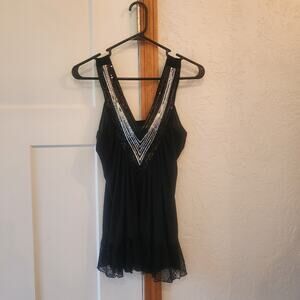 Daytrip Sequined Flowy Top